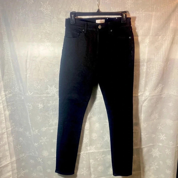 LOFT High-Rise Black Skinny Jeans Size 4/27 - Picture 4 of 11
